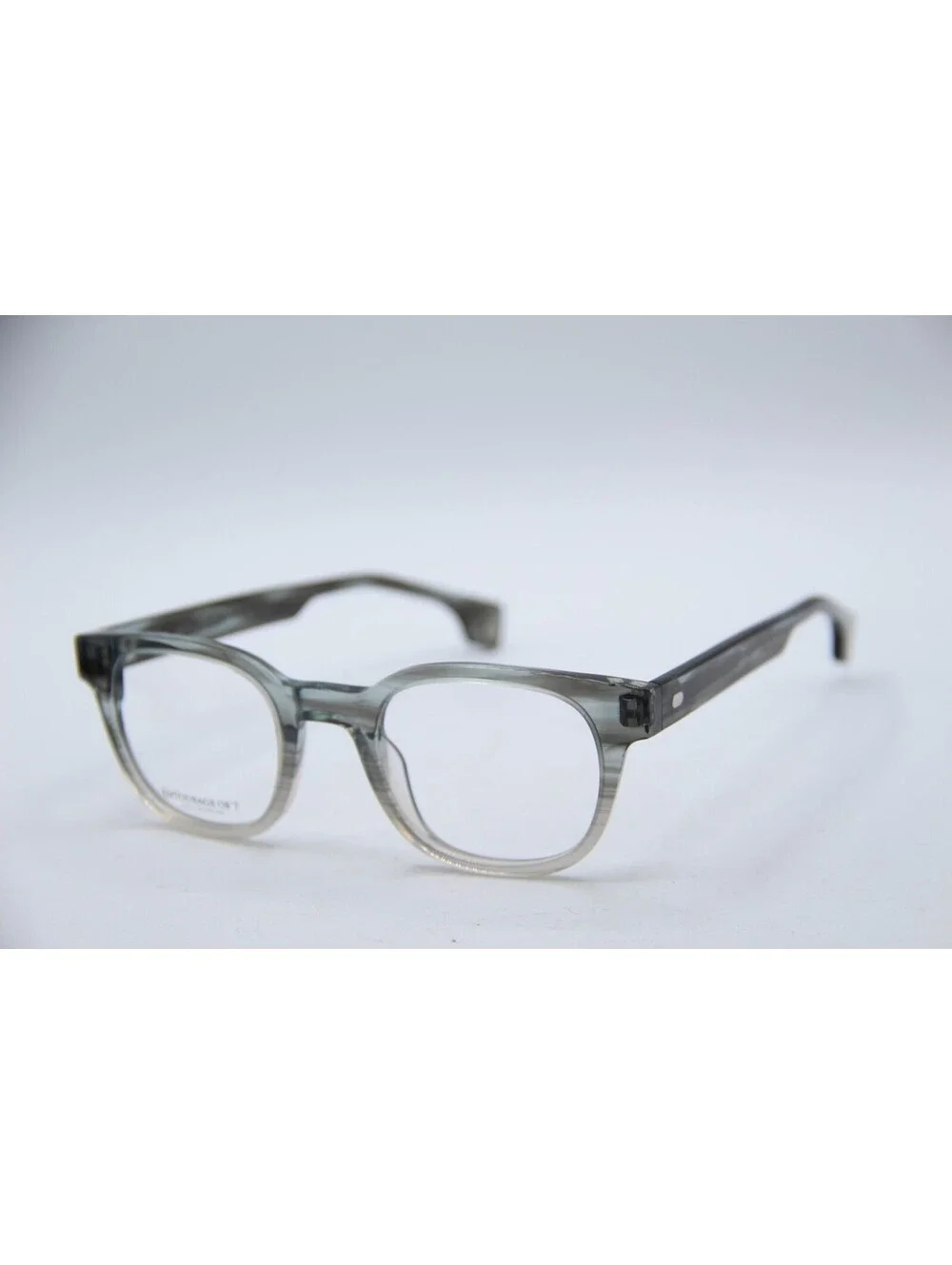 Entourage Of 7 Los Angeles Hank Hv Graident Clear Gray Horn Authentic Eyeglasses